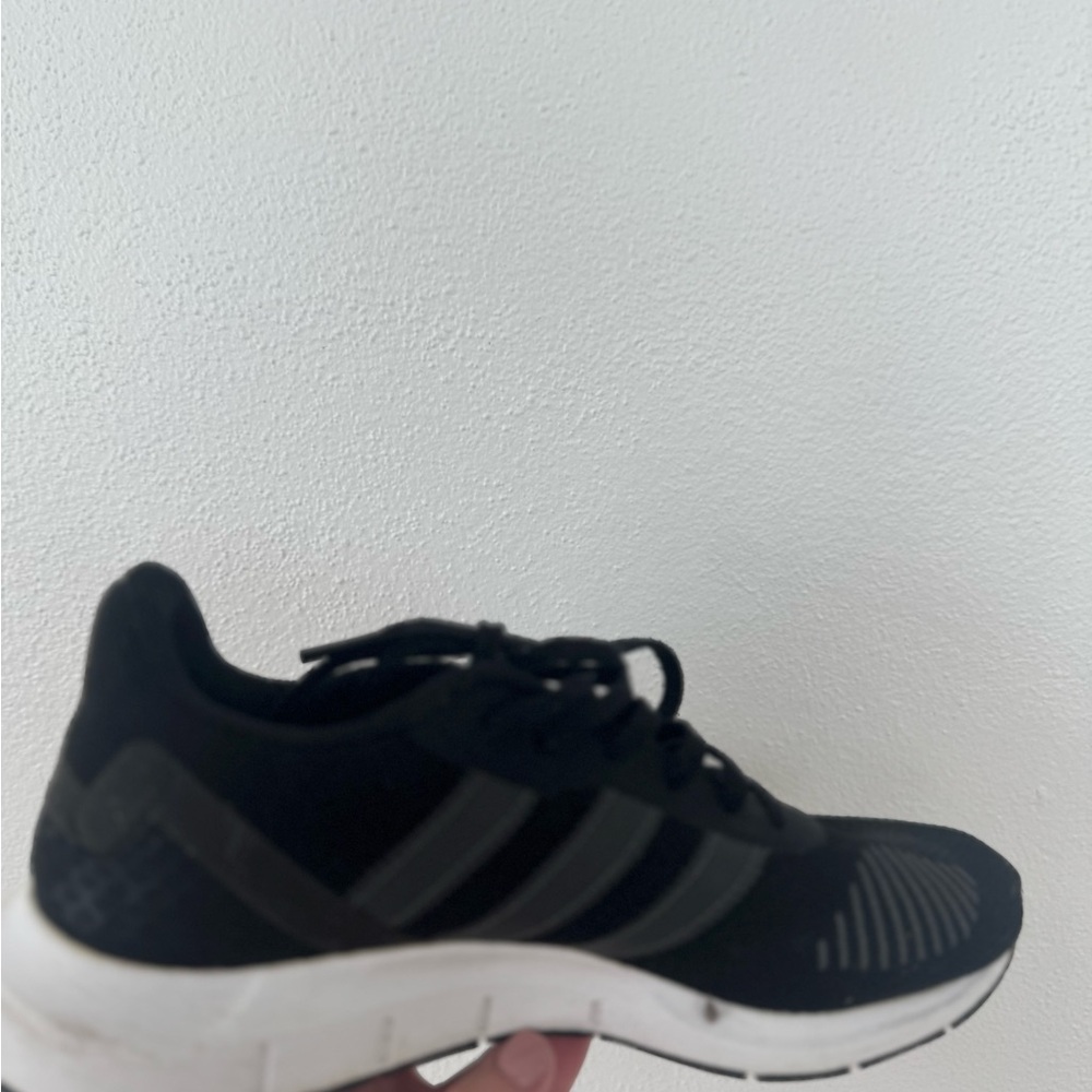 Adidas Black and White Running Shoes